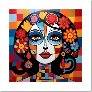 A very cubist Catrina Posters and Art